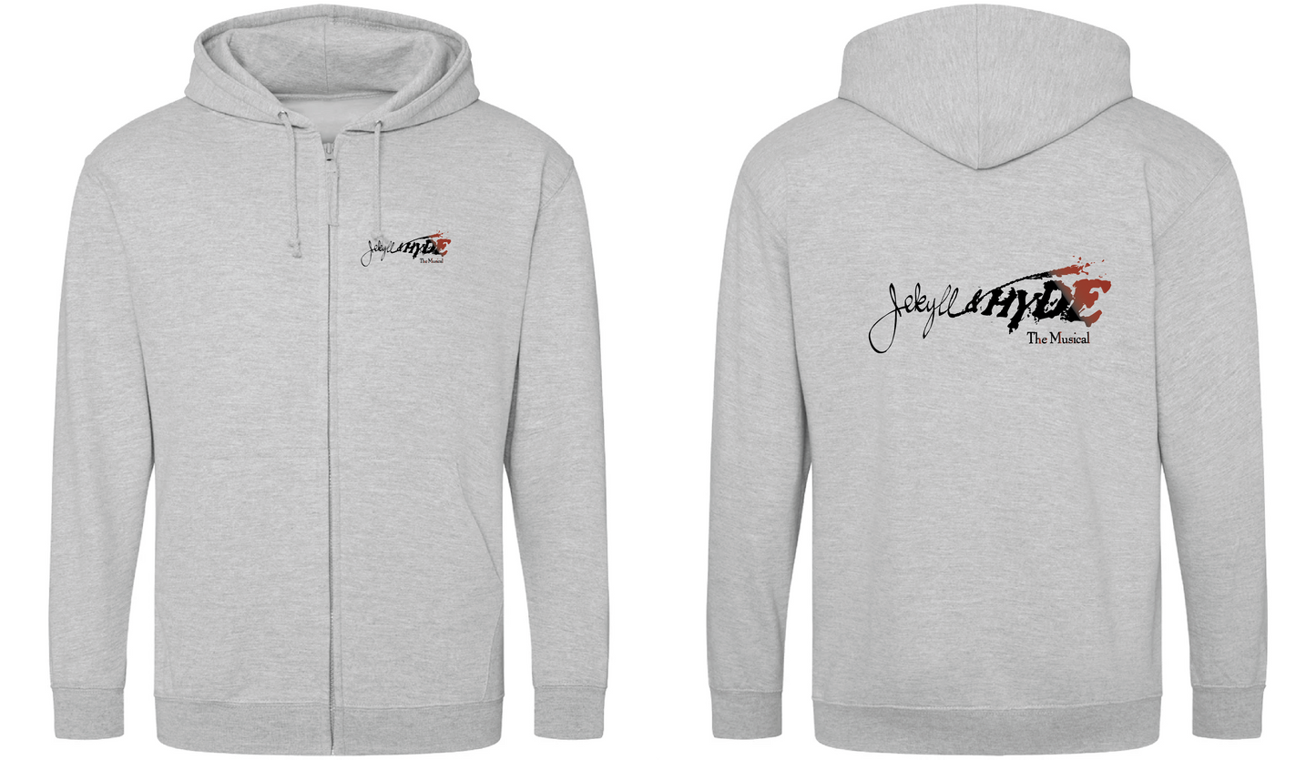 Jekyll & Hyde Printed Zip Hoodie