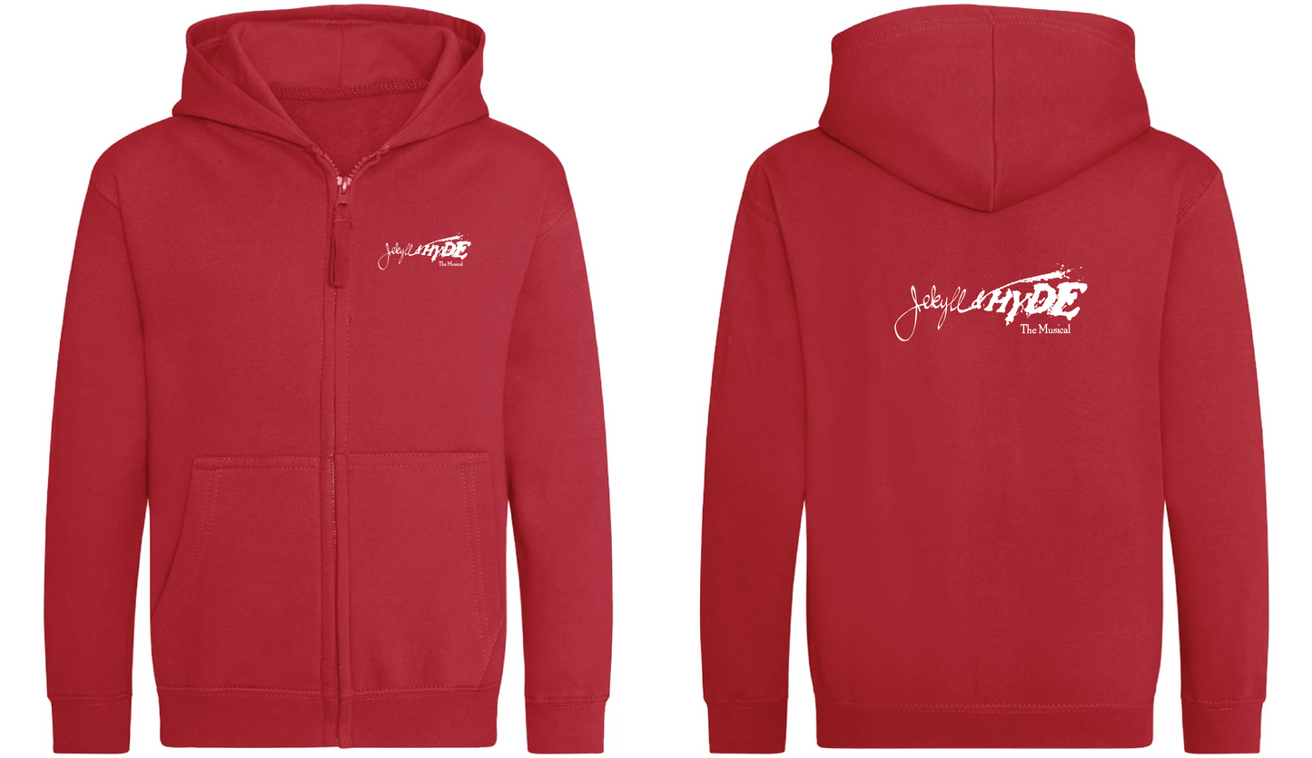 Jekyll & Hyde Kids Embroidered Zip Hoodie