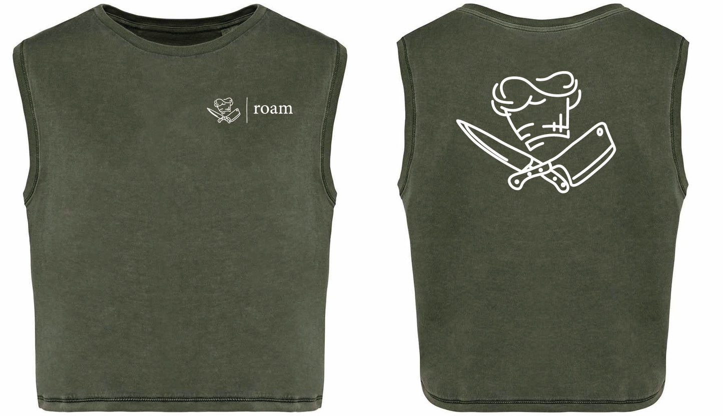 Roam Ladies Cropped Tank Top