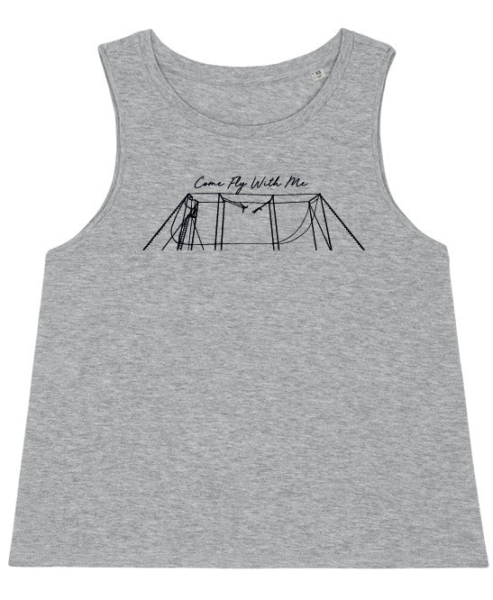 Come Fly with me Crop Vest