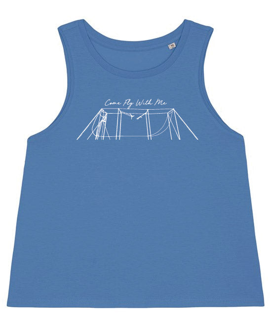 Come Fly with me Crop Vest