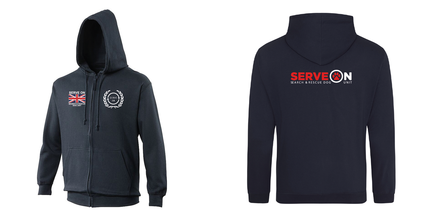 Unisex Zip Hoodie - Search & Rescue Dog Unit