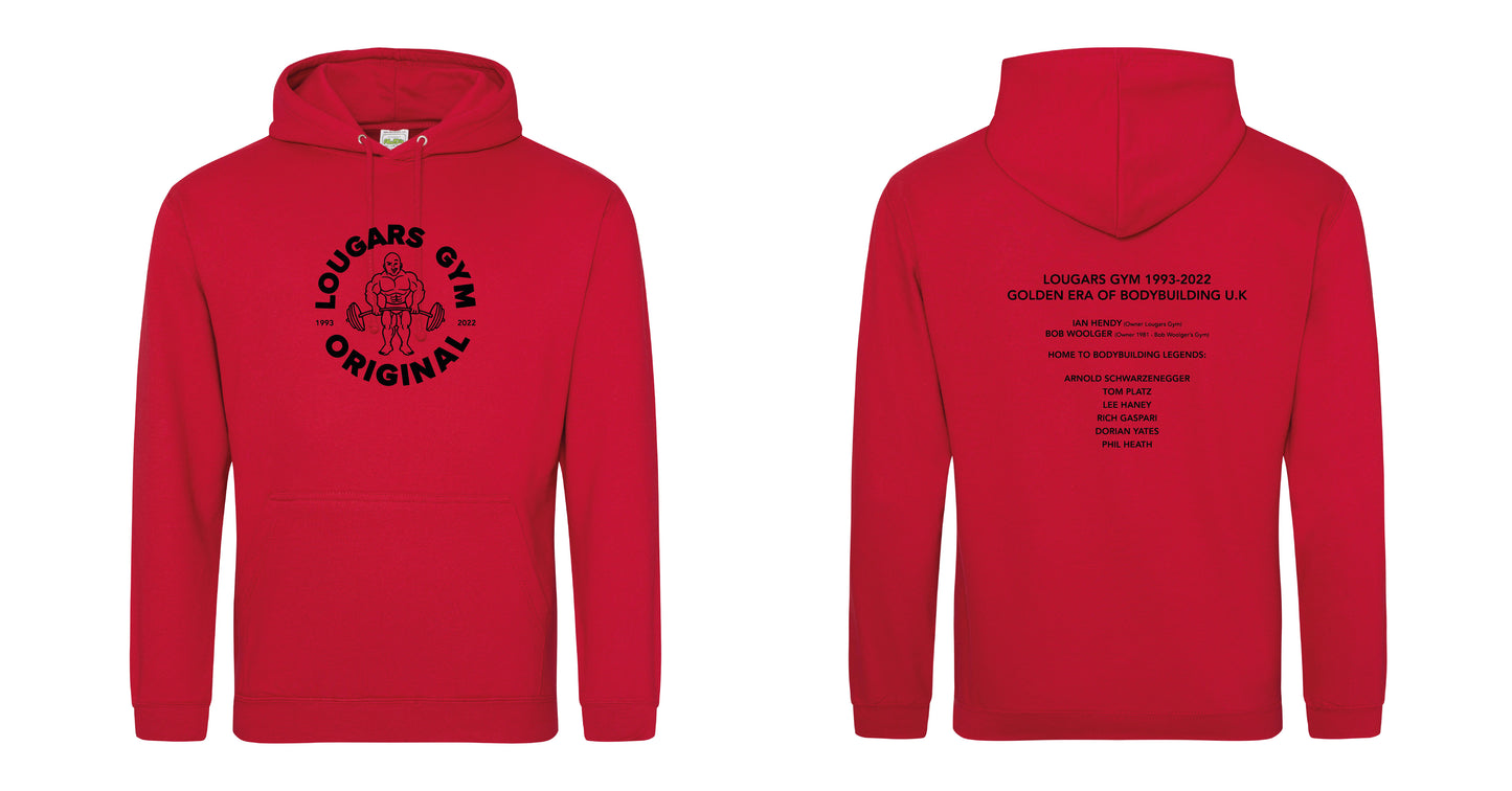 Lougars Golden Era Limited Edition Hoodie Red
