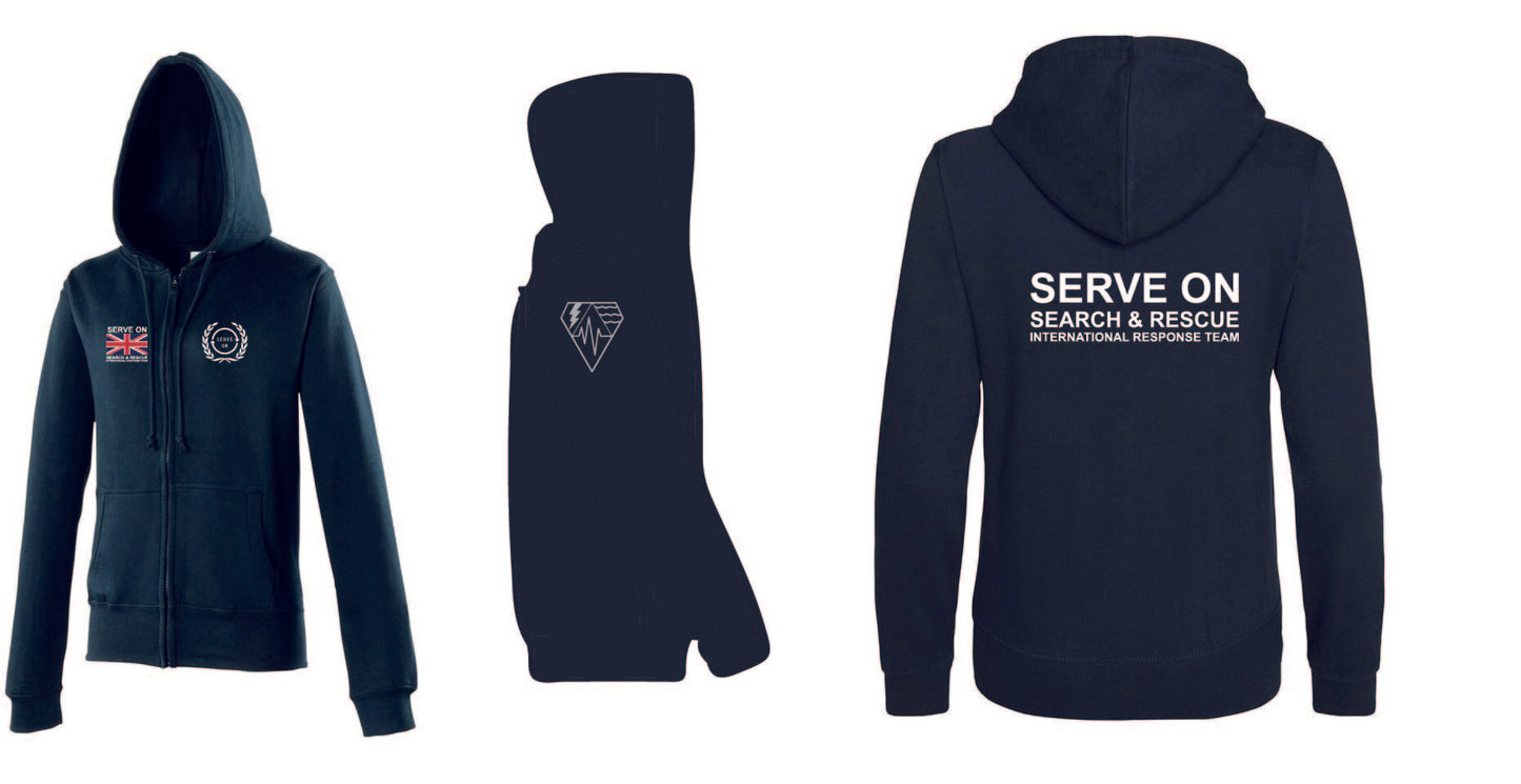 Ladies Zip Hoodie - International Response Team