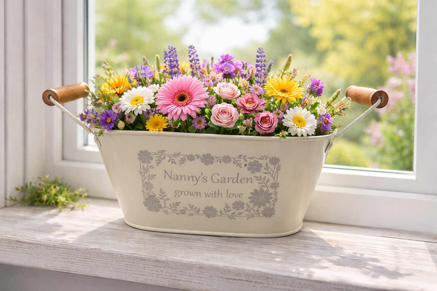 Iron Storage Basket Flower Pot