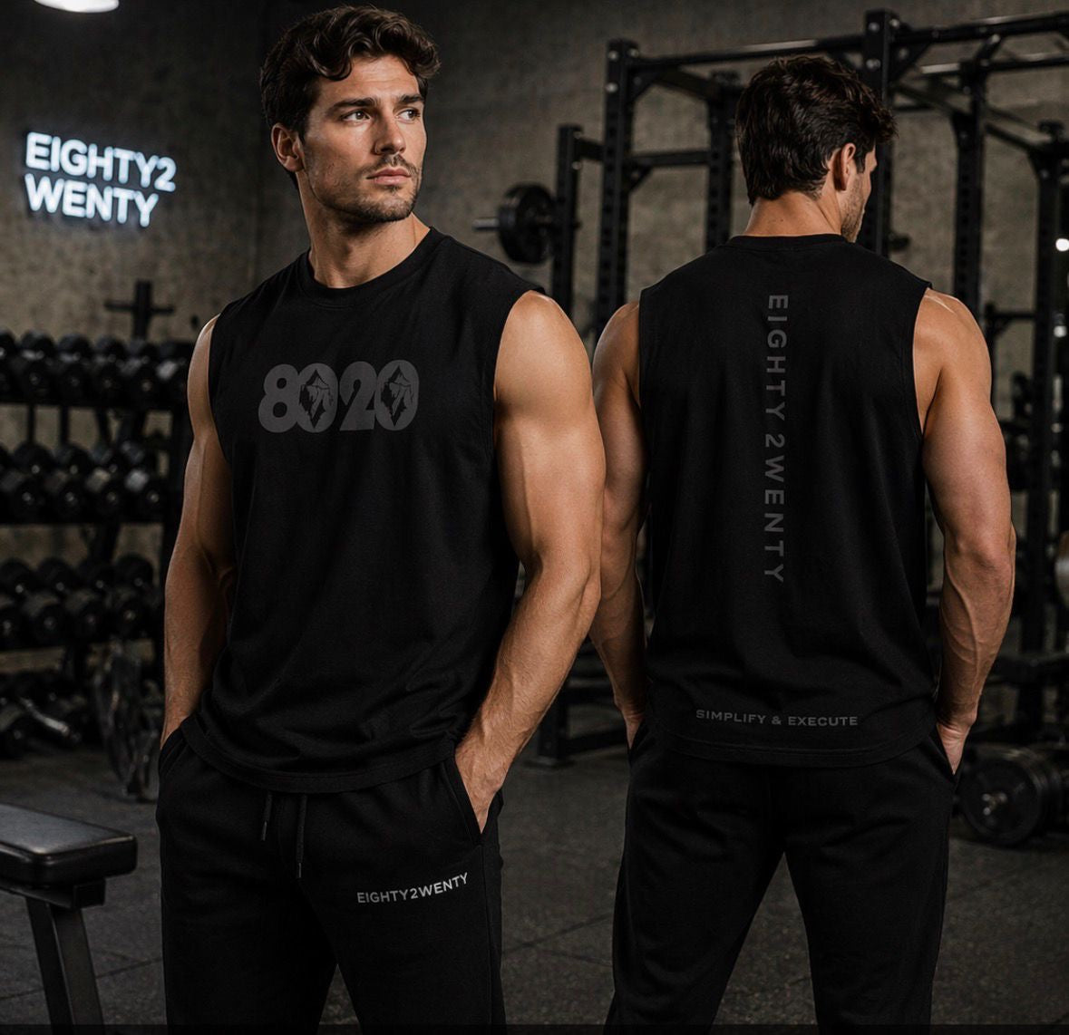 8020 Vest Top Grey Edition