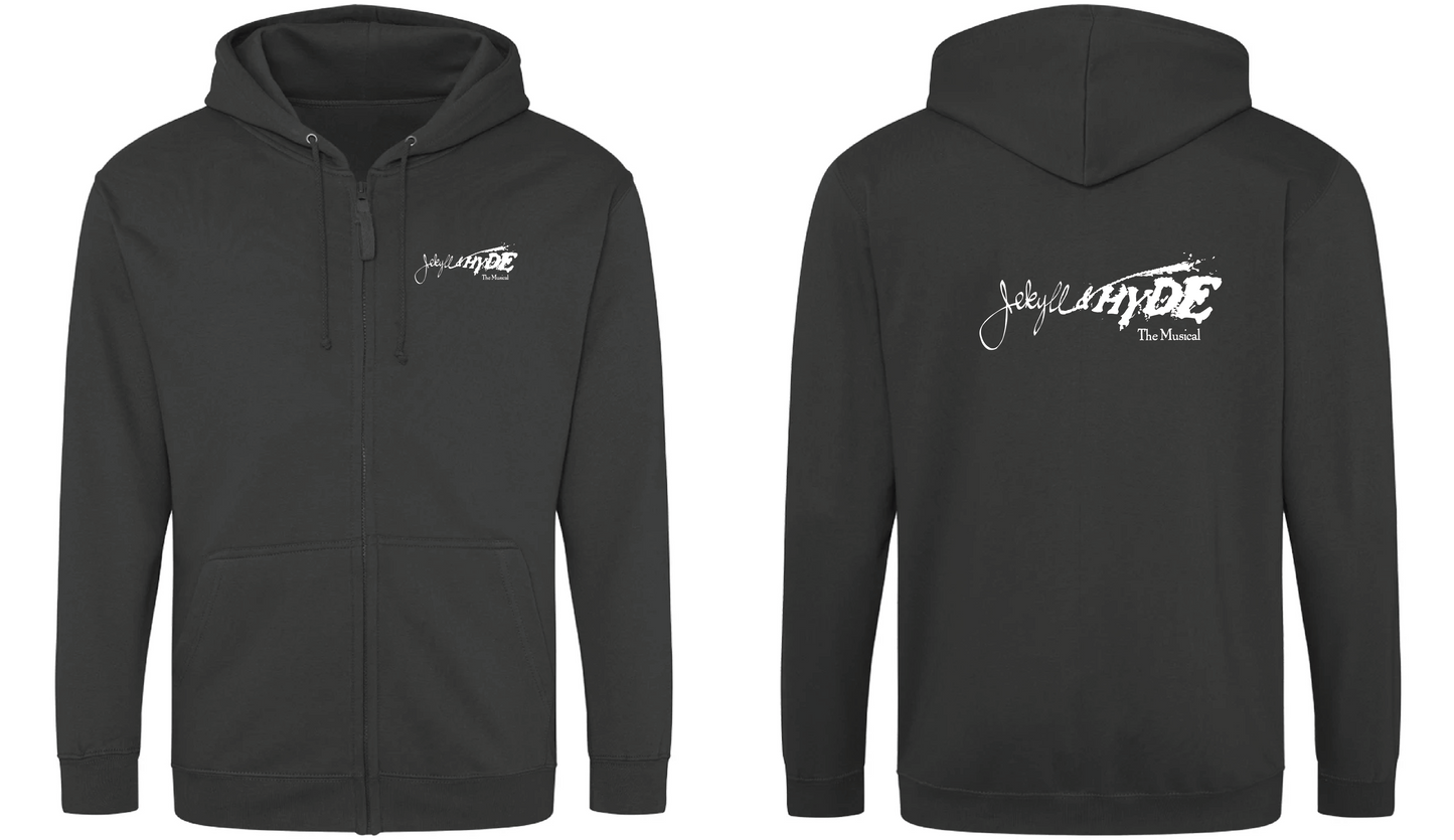 Jekyll & Hyde Embroidered Adult Zip Hoodie