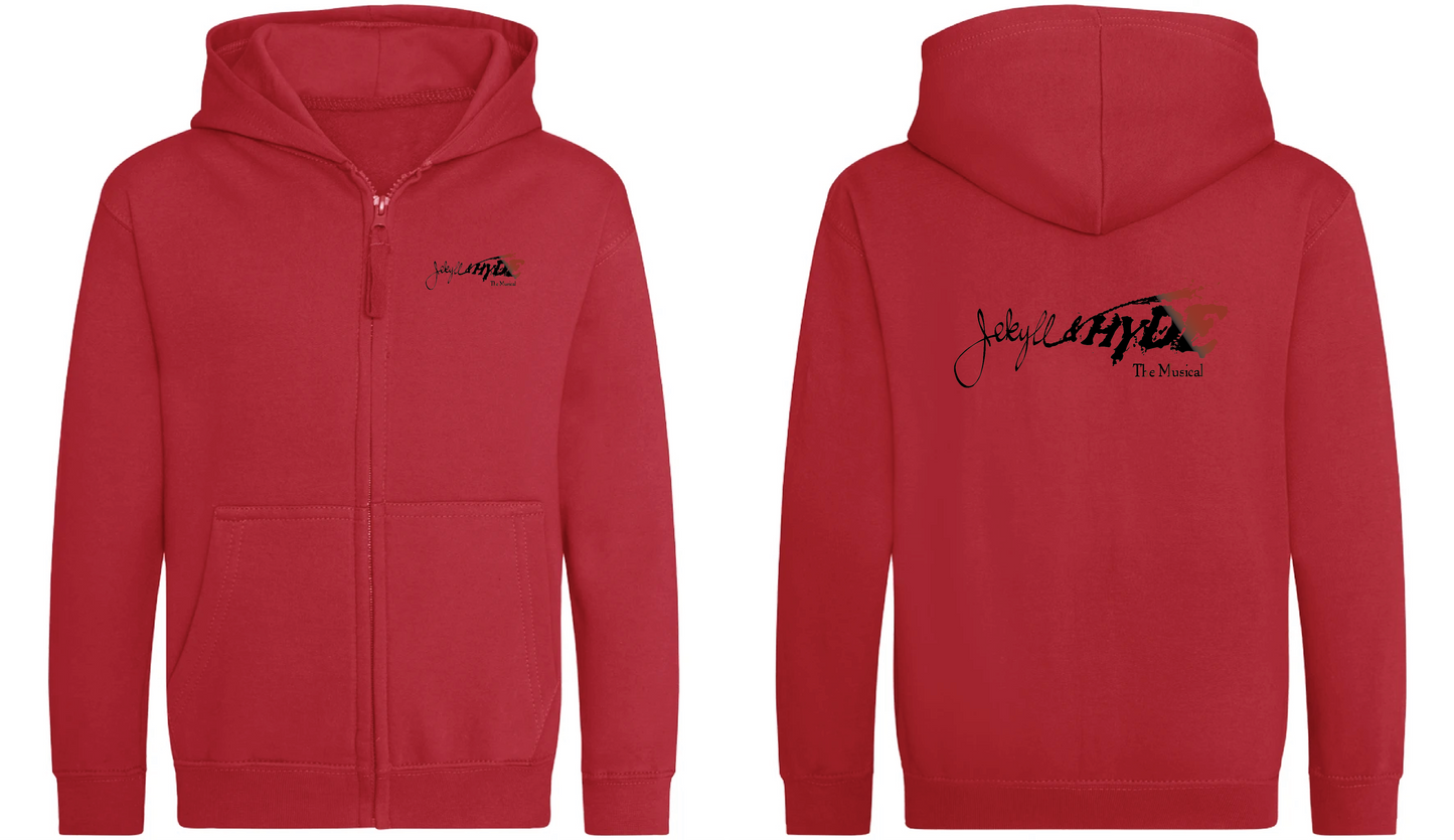 Jekyll & Hyde Kids Printed Zip Hoodie