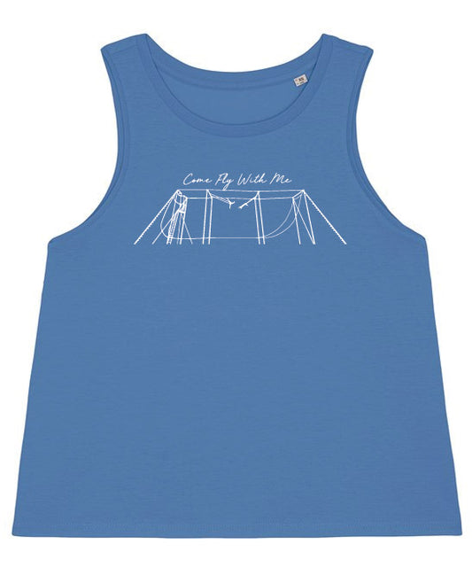Come Fly with me Crop Vest