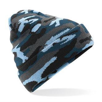 Camo cuffed beanie