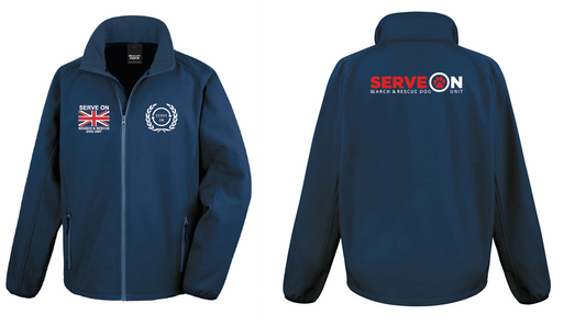 Unisex Softshell Jacket - Search & Rescue Dog Unit
