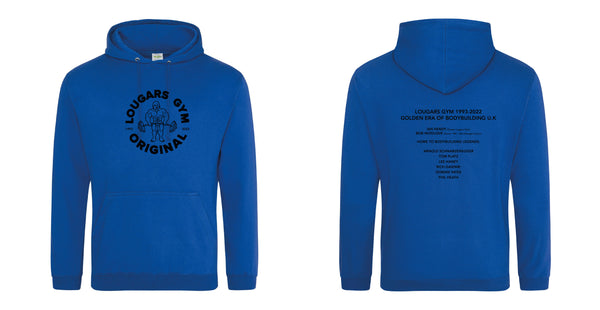 Lougars Golden Era Limited Edition Hoodie Royal Blue
