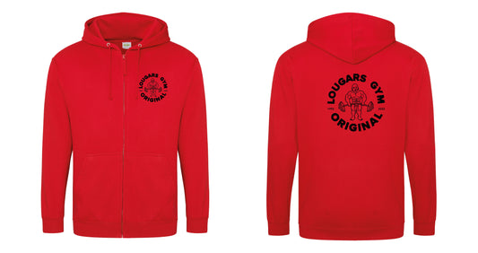 Zip Hoodie Red