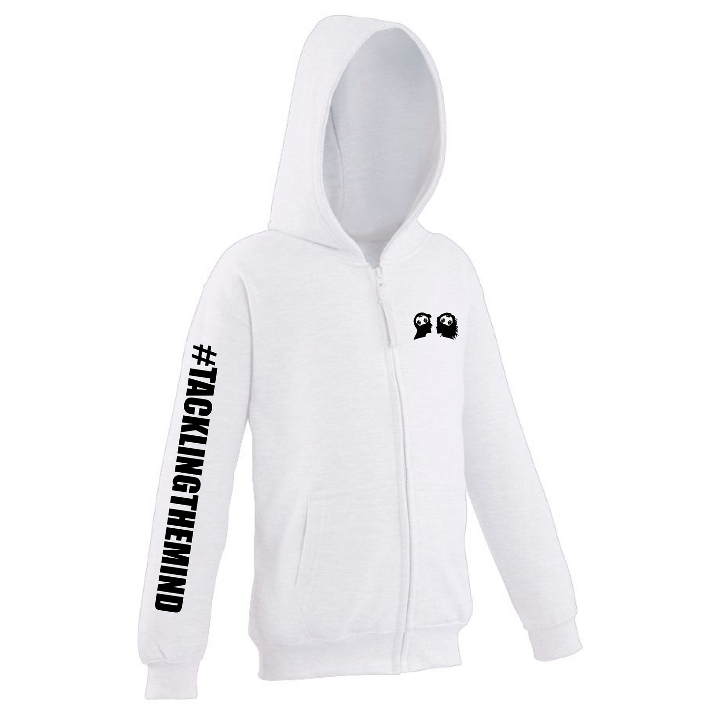 Kids Embroidered Zip Hoodie