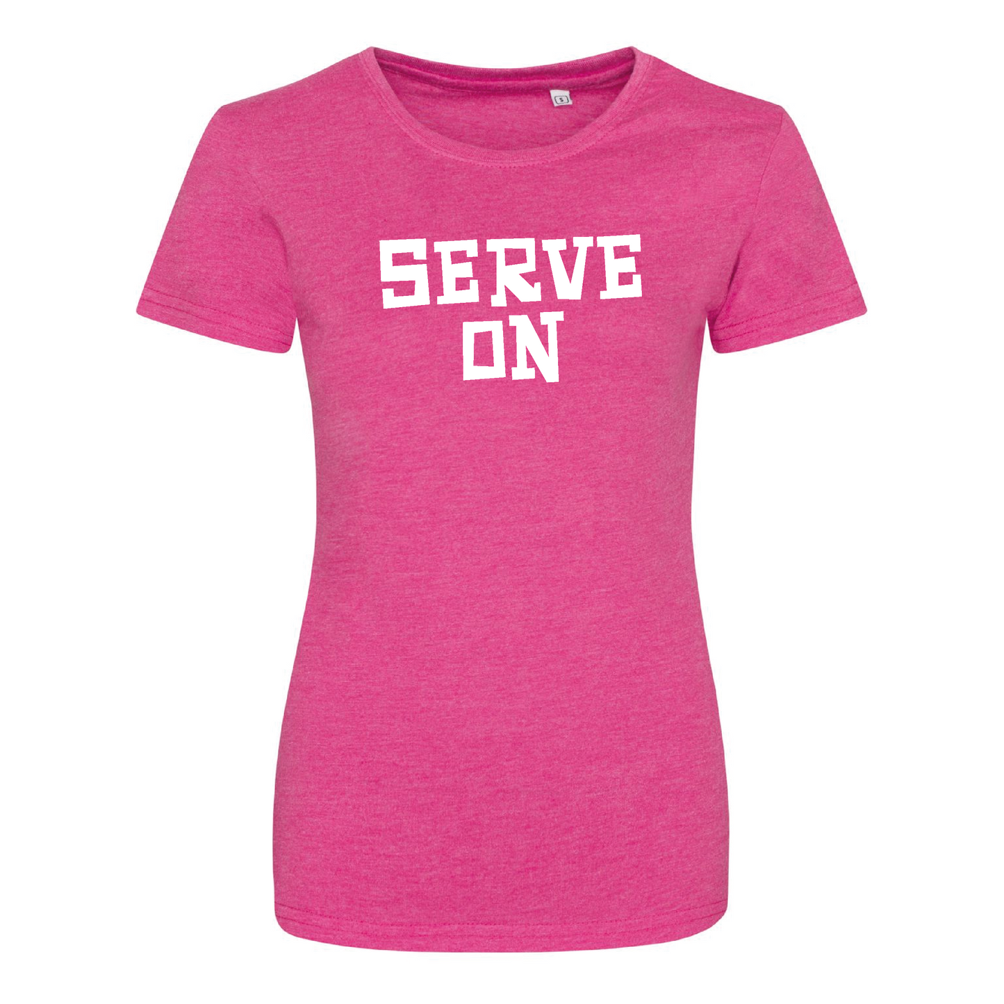 Ladies Heather T Shirt (Flint Stone logo)