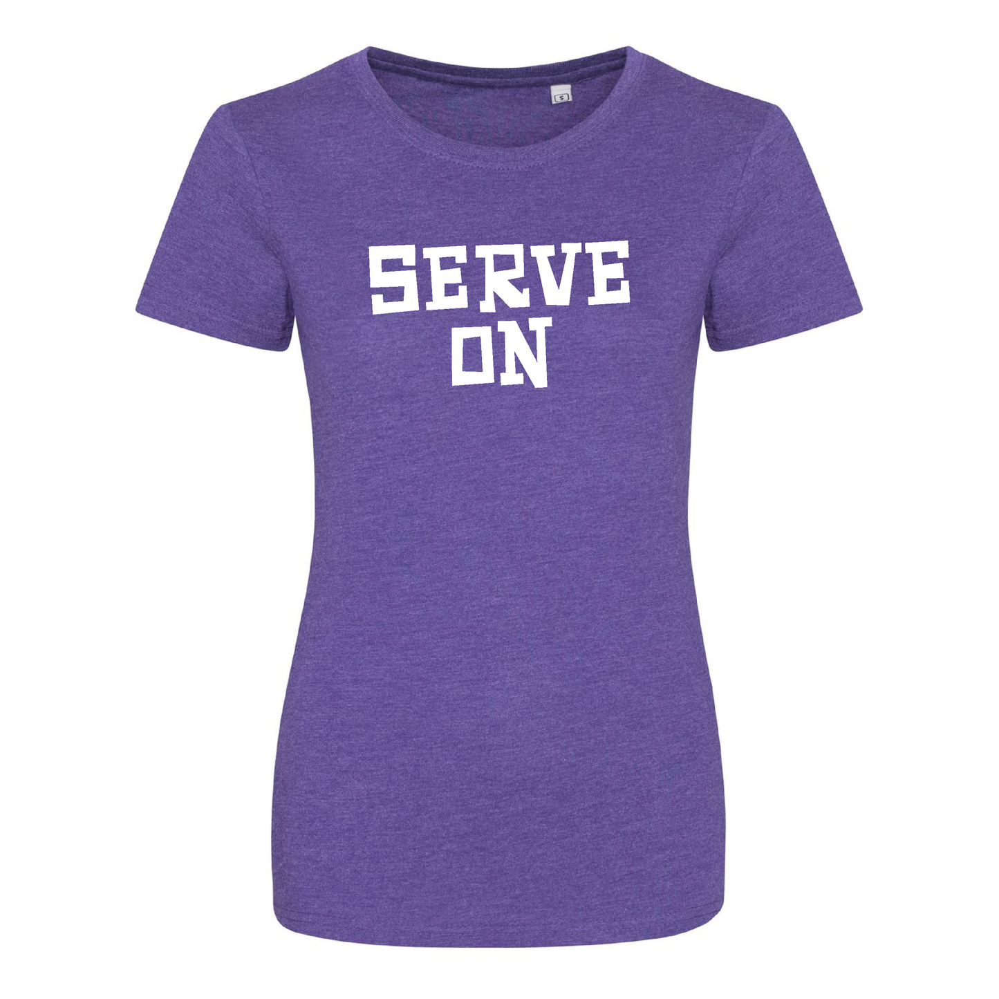 Ladies Heather T Shirt (Flint Stone logo)