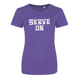 Ladies Heather T Shirt (Flint Stone logo)