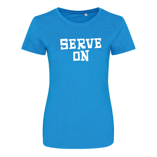 Ladies Heather T Shirt (Flint Stone logo)