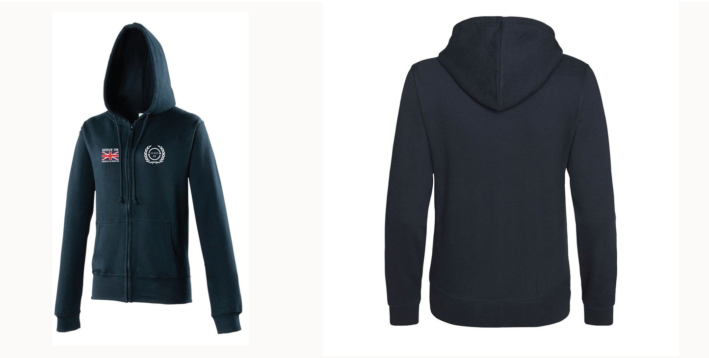Ladies Zip Hoodie - Basic