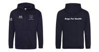 Dogs For Health Zip Hoodie